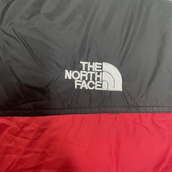 North Face Summit Series Vest Mens Small Red Black Puffer Insulated Goose Down - Picture 8 of 14